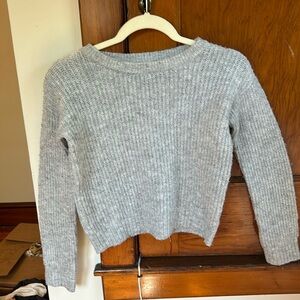 Gray sweater